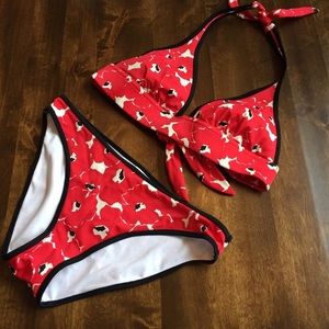 Victoria’s Secret poppies bikini size small